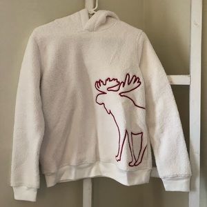 NEW A&F Kids Sherpa Hoodie